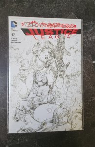 Justice League #47 Harley's Little Black Book Jim Lee Sketch Cover (2016)