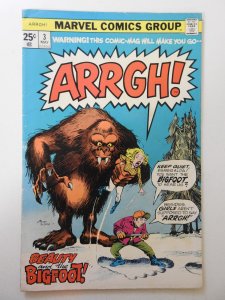 Arrgh! #3 (1975) VG Condition