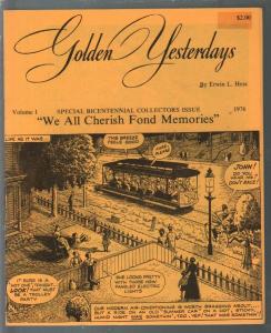 Golden Yesterdays #1 1976-1st issue-Good Old Days comic strip reprint-Hess-VF- 