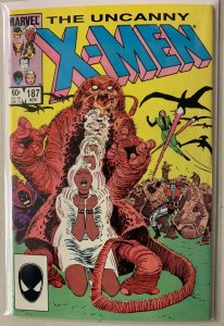 Uncanny X-Men #187 Direct Marvel 1st Series (8.0 VF) (1984)