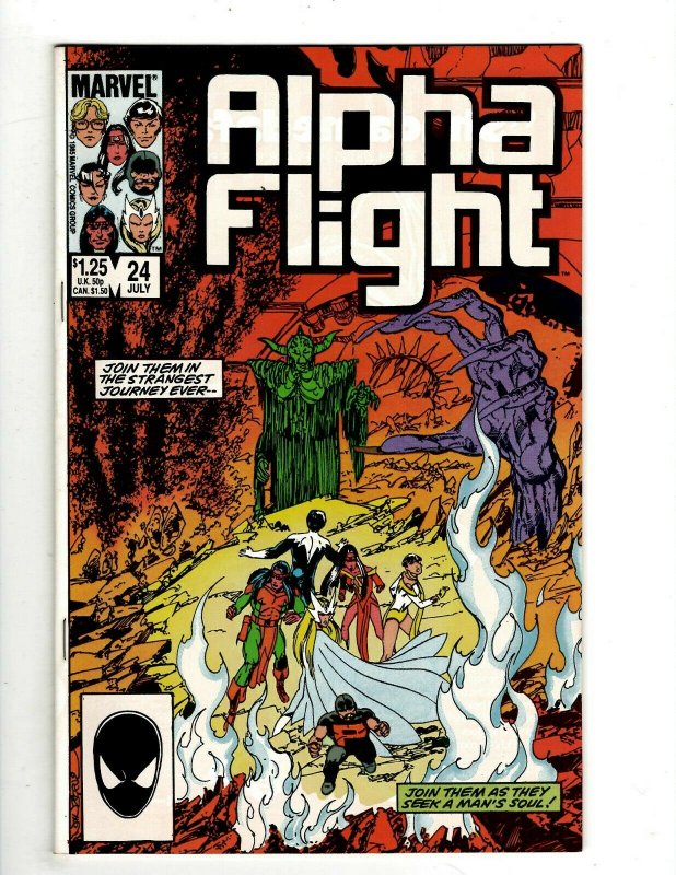 13 Alpha Flight Marvel Comics # 14 15 16 11 12 17 18 19 20 21 22 23 24 J430