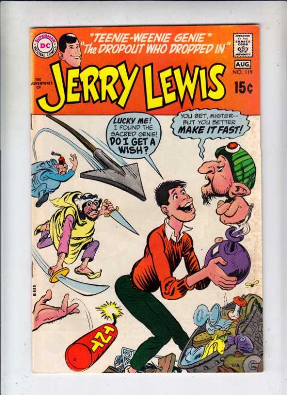 Jerry Lewis, the Adventures of #119 (Aug-70) FN/VF Mid-High-Grade Jerry Lewis