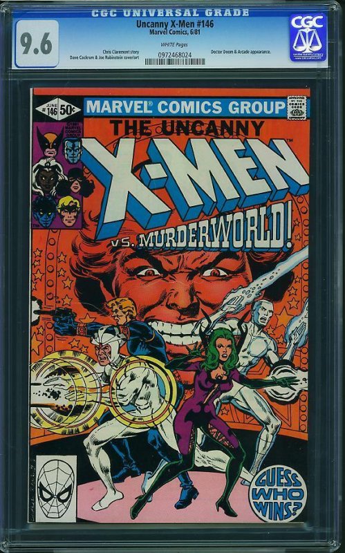 X-Men #146 (1981) CGC 9.6 NM+