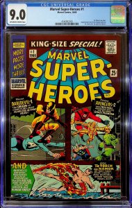 Marvel Super-Heroes King-Size Special (1966) - CGC 9.0- Cert#4546892008