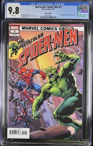 Spectacular Spider-Men #2 CGC 9.8 Incredible Hulk 181 1974 Homage Cv Marvel 2024