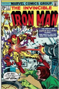 Iron Man #77 (1968 v1) Mad Thinker FN+