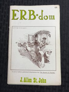 1972 ERB-DOM Edgar Rice Burroughs Fanzine #64 VG+ 4.5 J. Allen St. John Tarzan