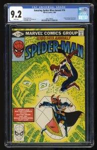 Amazing Spider-Man Annual #14 CGC NM- 9.2 Doctor Strange Vs Doctor Doom!