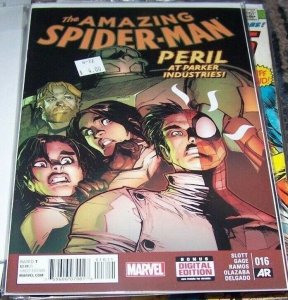 Amazing Spider-Man vol 3 # 16   2015, Marvel  peter parker industries silk ghost 