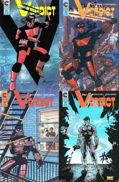 VERDICT (1987 ET) 1-4 Slings&ArrowsComicsGuide likes it