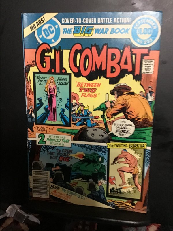 G.I. Combat #233 (1981) hi gray Joe Kubert cover, giant size key! VF/NM Wow