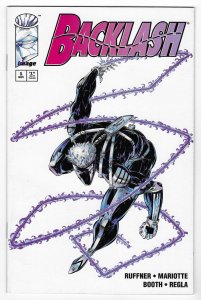 Backlash #1 White Cover (1994)
