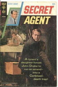 SECRET AGENT #2 comic book 1967-GOLD KEY-1ST ISSUE-PATRICK MCGOOHAN-TV SERIES