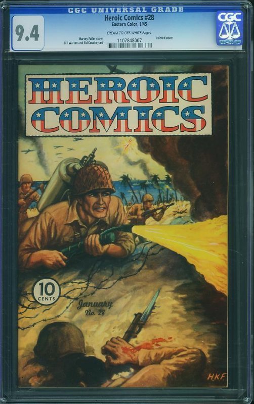 Heroic Comics #28 (1945) CGC 9.4 NM