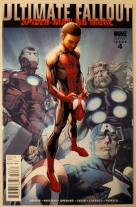 Ultimate Fallout: Spider-man #4 NM  2nd print Variant First Miles Morales
