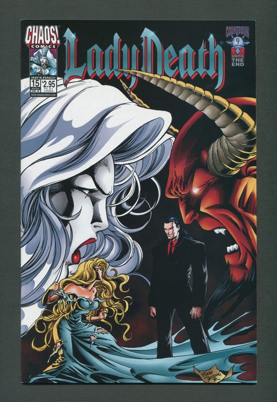 Lady Death #15 (Inferno)  /  9.6 NM - 9.8 NM-MT  /  April  1999