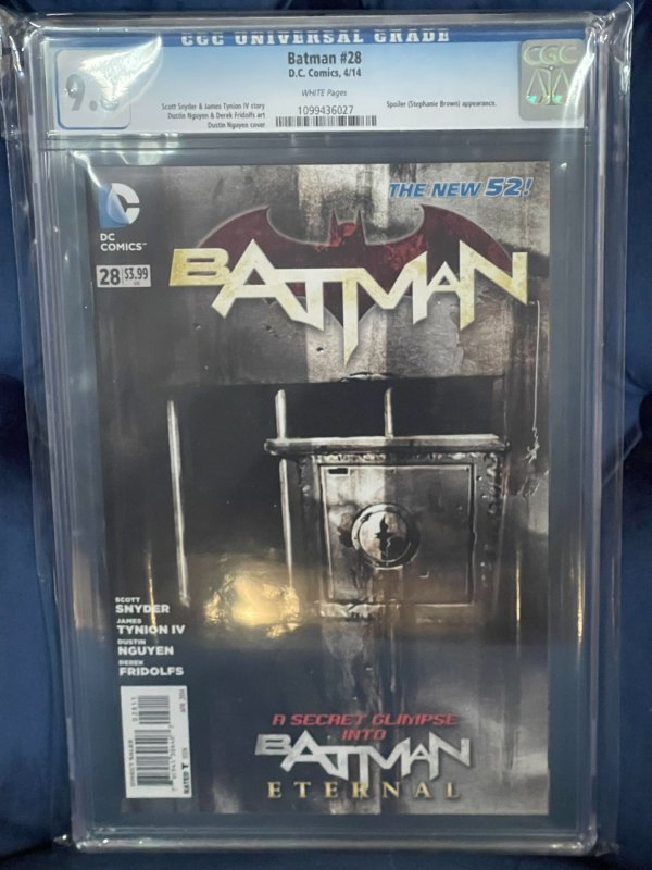 Batman #28 ComicsPro Cover (2014), CGC Graded 9.8