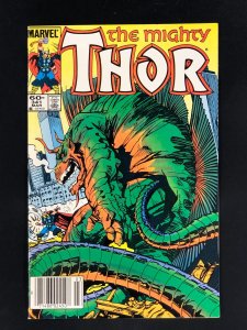 Thor #341 (1984) Crossover Appearance of Superman as Clark Kent