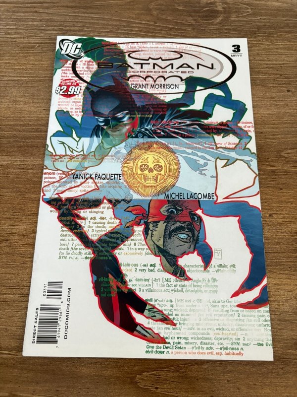 Lot Of 7 Batman Incorporated DC Comic Books # 2 3 4 5 6 7 8 VF-NM Gotham 8 J457