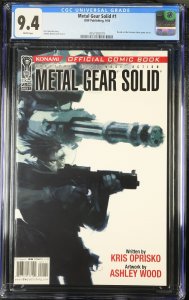 METAL GEAR SOLID #1 IDW COMICS 2004 ASHLEY WOOD MAIN COVER CGC 9.4 NM