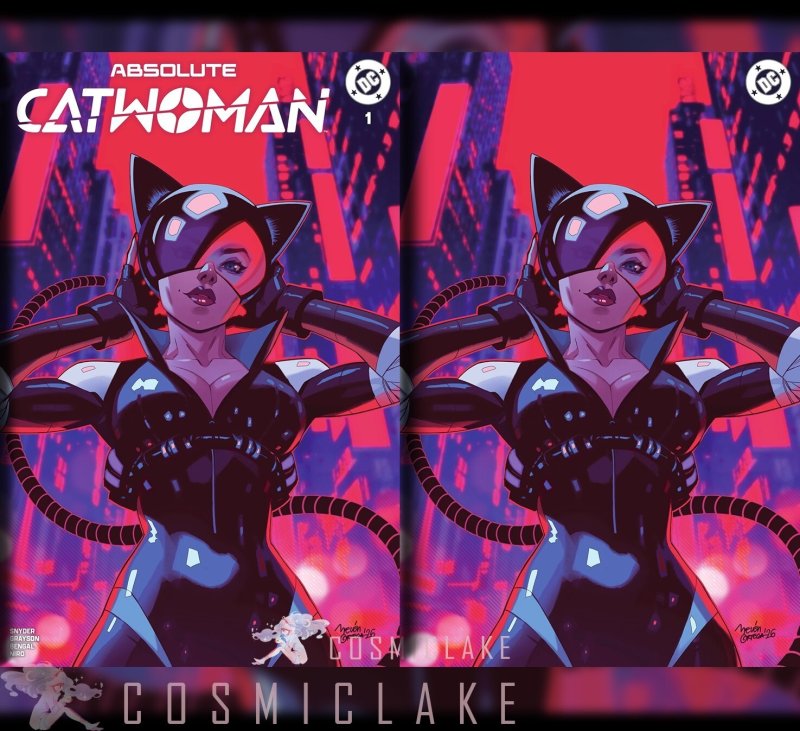 ABSOLUTE CATWOMAN #1 ORGEGA FOIL VIRGIN VARIANT SET PREORDER 6/26 ☪