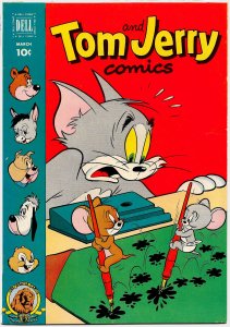 2 TOM AND JERRY COMICS #91 & 92 (1952) 7.0 FN/VF  Barney Bear & Benny Burro too!