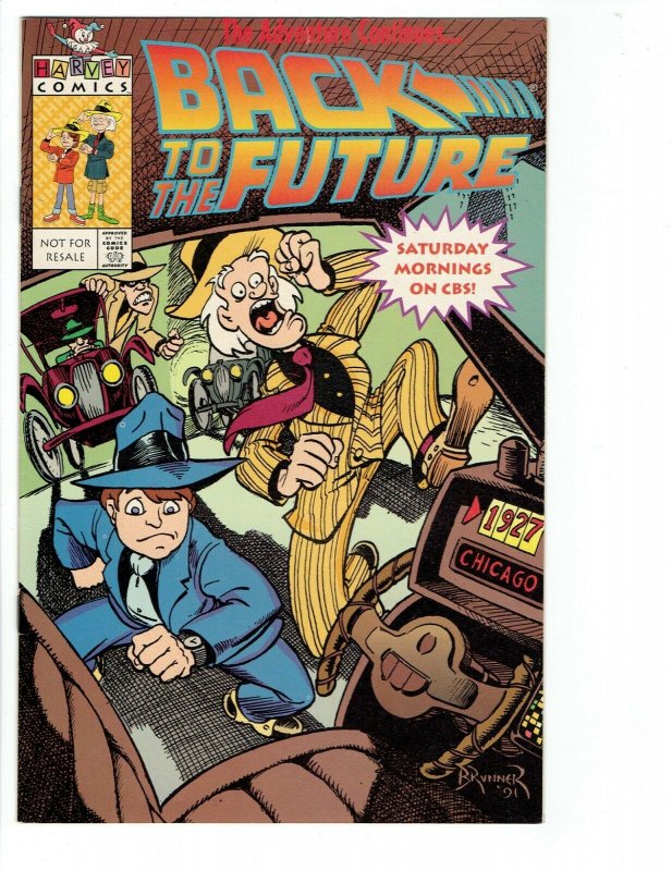 Back To The Future Special #1 NM Harvey 1991 Frank Brunner Promo CBS Animated 