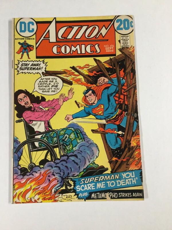 Action Comics 416 8.0 Vf Very Fine Dc Bronze Age