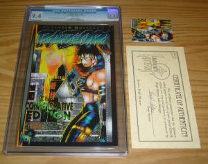 Razor: the Commemorative Edition CGC 9.4 signed everette hartsoe w/ COA (3,000)