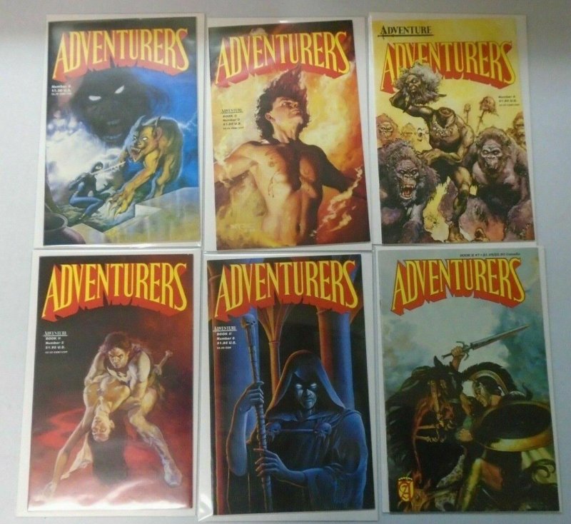 The Adventurers Lot 12 different issues (1986-88) 8.0 VF