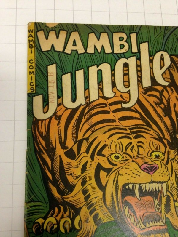 Wambi, Jungle Boy 9 VG+  Fiction House