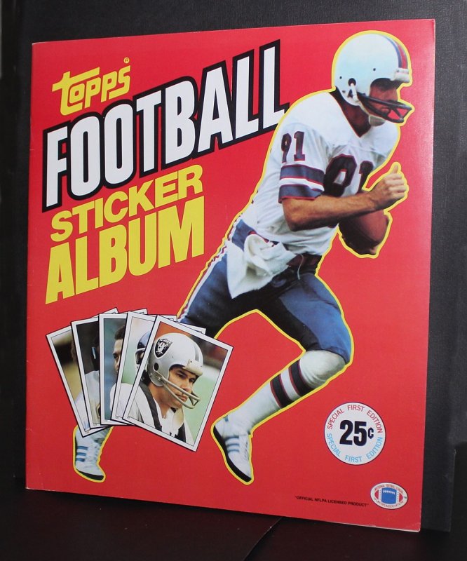 1981 Topps Football Sticker Album /  NM+
