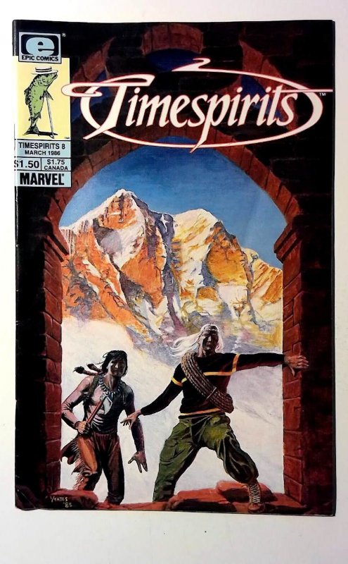 Timespirits #8 (1986) Epic Comics Comics 1st Print Comic Book