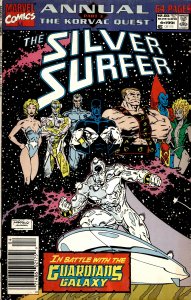 Silver Surfer Annual #4 Newsstand Edition (1990) Silver Surfer