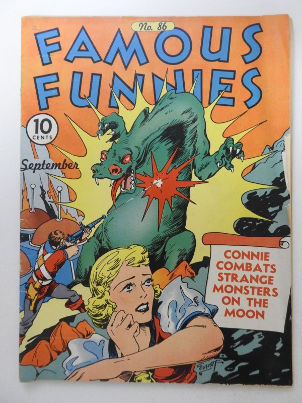 Famous Funnies #86 (1941) Solid VG Condition!