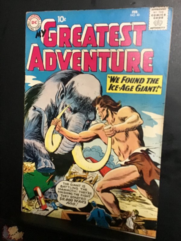 My Greatest Adventure #40 (1960) mid-high-grade sci-fi key! FN/VF Wow!