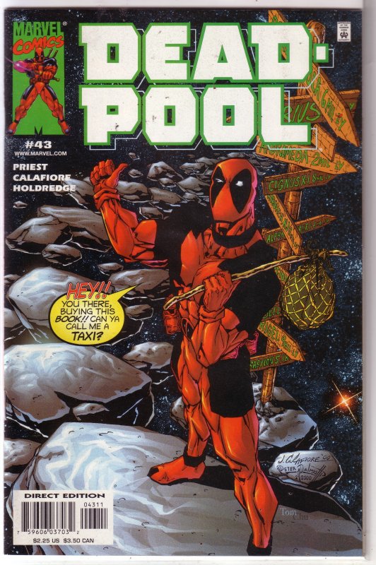 Deadpool (vol. 1, 1997) #43 VF Priest/Calafiore, Lobo parody