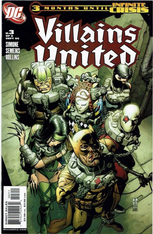 Villains United: Infinite Crisis #1,2,3,4,5,6 & Special #1 Full Set NM