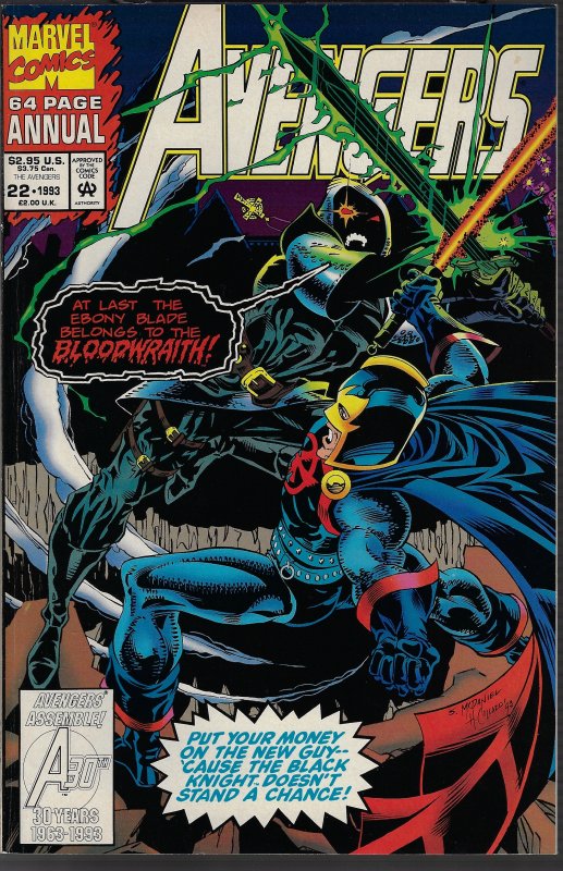 Avengers #22 Annual (Marvel, 1993) NM