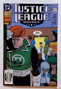 Justice League America #53 (Aug 1991, DC) 7.5 VF-  