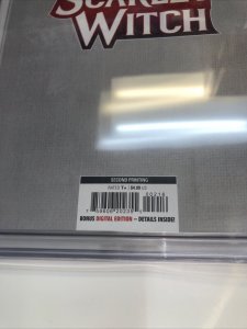 Scarlet Witch (2023) # 2 (CGC 9.8 SS) Signed & Sketch Alex Maleev * Census = 1