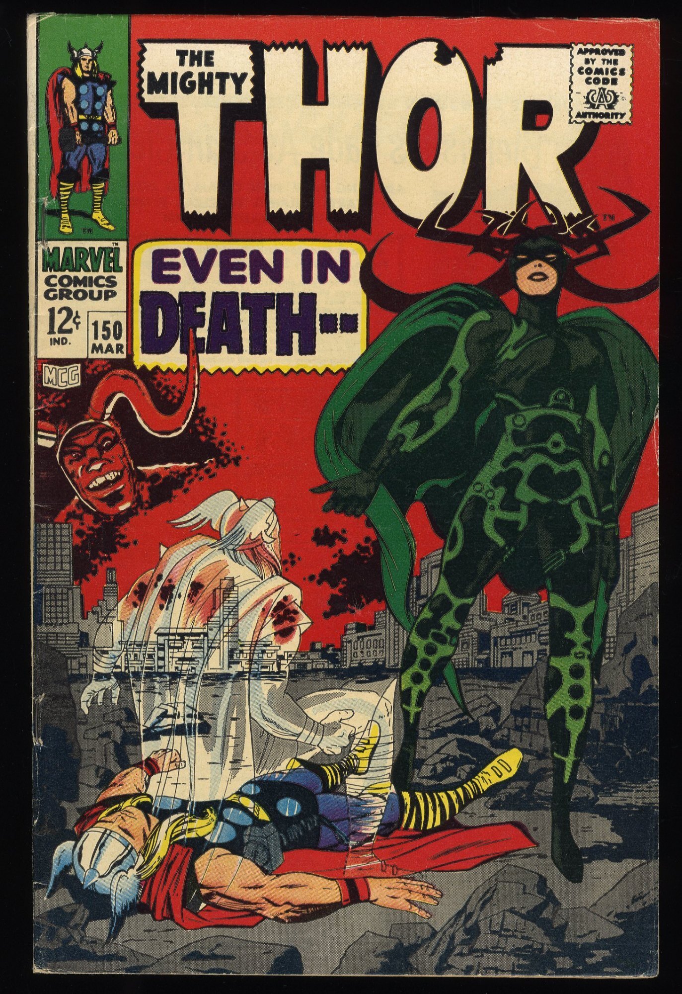 Thor #150 FN  Hela! Origin Inhumans! Stan Lee And Jack Kirby! | Comic  Books - Silver Age, Marvel, Thor, Superhero / HipComic