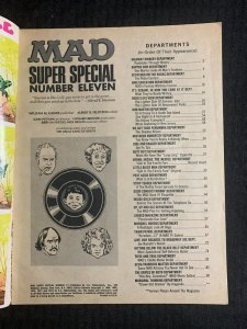 1973 MAD SUPER SPECIAL Magazine #11 VGD+ 2.5 NO Flexi Record Insert