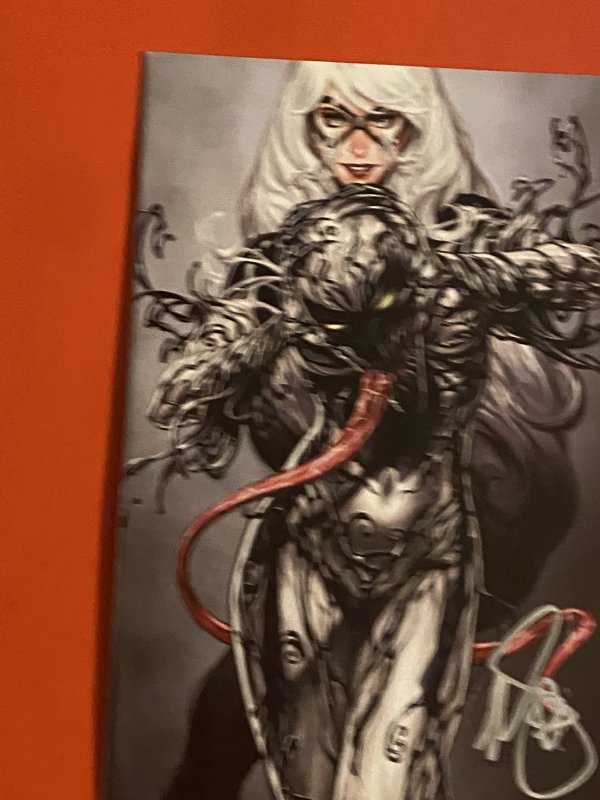 BLACK CAT #2 MARK BROOKS SiGNED  VIRGIN VARIANT B NM SPIDER-MAN CARNAGE VENOM