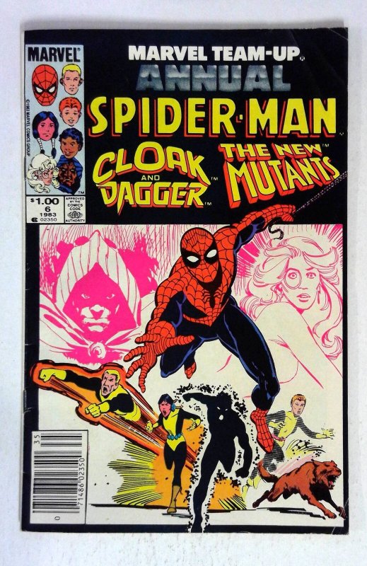 Marvel Team-Up Annual #6 Cloak and Dagger The New Mutants Marvel (1983) VG