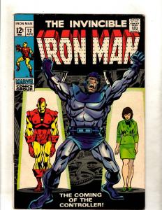 Invincible Iron Man # 12 FN/VF Marvel Comic Book Avengers Hulk Thor Vision FM5