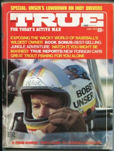 True  6/1973-Bobby Unser-Charlie O Finley-skydiving-computer scouting-VG