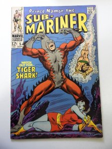 Sub-Mariner #5 (1968) 1st App and origin of Tiger Shark! FN+ Condition