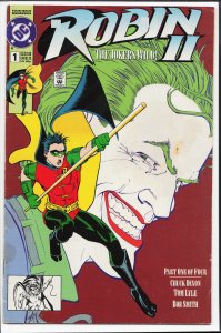 Robin II: The Joker's Wild! #1 Newstand Cover (1991)