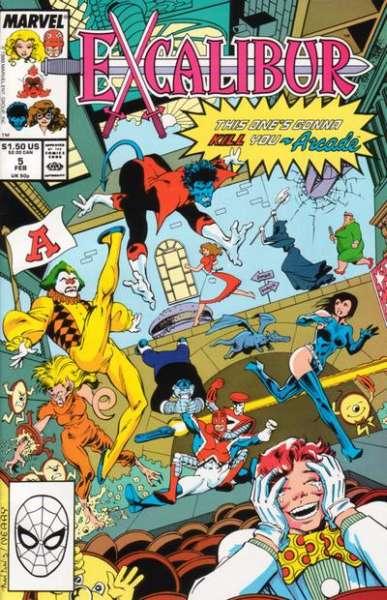 Excalibur (1988 series) #5, NM- (Stock photo)